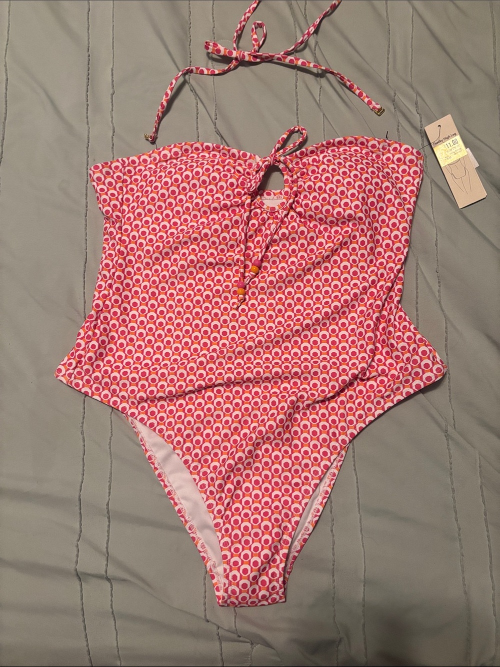 No Boundaries Pink Patterned One-Piece Swimsuit